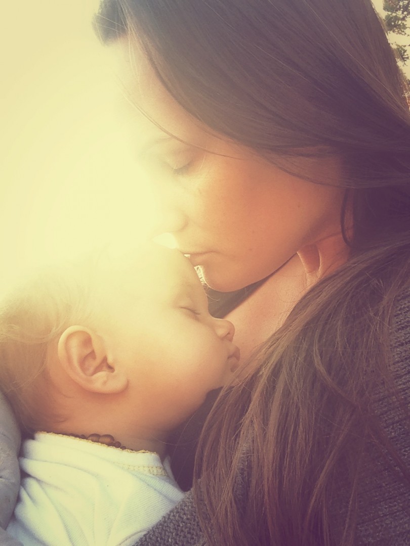 Eden Clark with baby